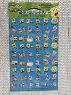 値下げ！未使用　平成　レトロ　スポンジボブ キャラクター　シール 海外製