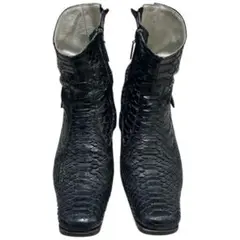 HIROMUTAKAHARA Python leather Boots