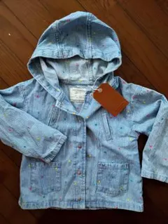 ＺＡＲＡ BABY デニム フード ジャケット 新品未使用タグ付