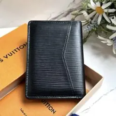 【現行】ルイヴィトン カードケース オーガナイザー ドゥ ポッシュ エピ 黒