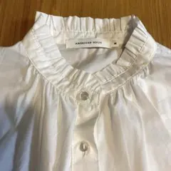 AMERICAN HOLIC フリル付きホワイトシャツ Mのサムネイル