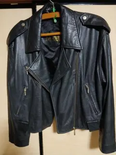 DANIER 本革 ライダースジャケット ブラック Mサイズ