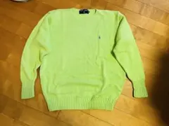 POLO SPORT ライムグリーン色　セーター　Ralph Lauren 古着