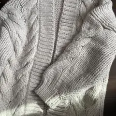 GRL ケーブル編みニットカーディガン　新品タグ付き