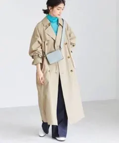 アダムエロペ ウェザートレンチコート　ベージュ