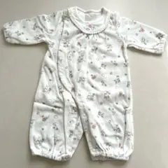 動物柄　うさぎ　ロンパース