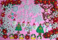 クリスマス用パーツセット　★ペーパークイリング