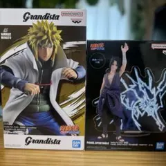 ナルト疾風伝 波風ミナト、サスケ パネルスペクタクル フィギュア2体セット