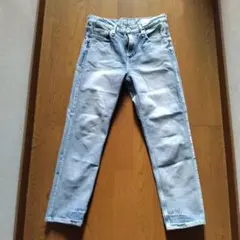 upper hights ライトブルー ストレートデニム
