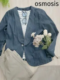 ¥1000〜お値下げ中‼️オズモーシス　デニムジャケット◡̈⃝︎⋆︎*
