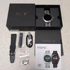 [2026年新モデル20日使用、美品]FOSMET R1スマートウォッチ