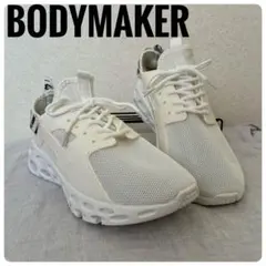【未使用】BODYMAKER ホワイト スニーカー メンズ 26センチ