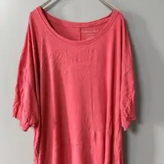 極上の肌触り アメリカンイーグル オーバーサイズ Tシャツ XL ピンク とろみ
