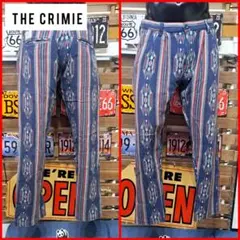 THE CRIMIE クライミー　ネイティブ柄　ジャガード　タックイージーパンツのサムネイル
