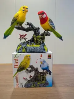 Beautiful Bird ものまねインコ 置物 2羽セットのサムネイル
