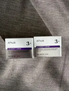 Anua レチノール3ペプチドナイトリペアクリーム　50g ２個