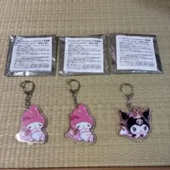 宇佐美マイメロ&クロミアクリルキーホルダー&立体クロミキーホルダー