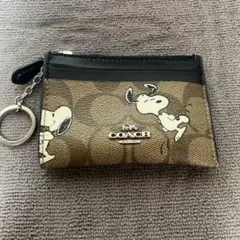 COACH スヌーピー柄 パスケース　コーチ