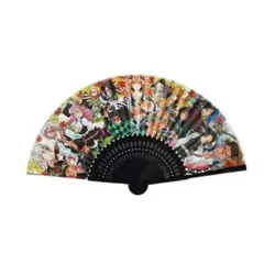 鬼滅の刃2点セット　BAILA付録の扇子と映画入場者特典イラストボード