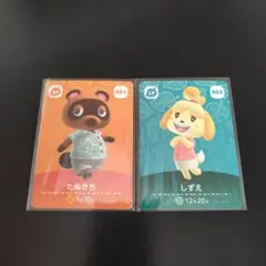新品　あつまれどうぶつの森　amiiboカード　2枚セット