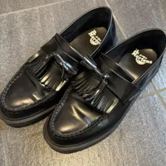 ドクターマーチン　 ブラックレザー タッセルローファー