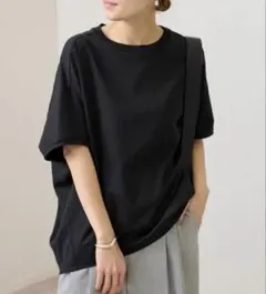 即納　FRAMeWORK Tシャツ　スムースコクーンプルオーバーのサムネイル
