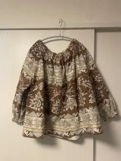 45rpm花柄ブラウス