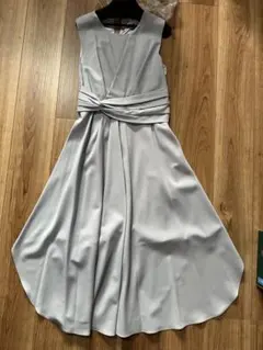 ブルーグレー ワンピースドレス 結婚式