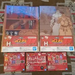 刃牙 一番くじ H賞 クリアファイル＆ステッカー G賞アクスタ I賞マグネット