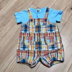 Knit Planner チェック柄ロンパース 70〜80サイズ KPBOY