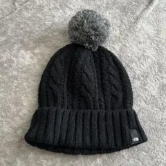 でゅらん様専用　THE NORTH FACE 黒 ニット帽 ポンポン付き