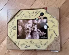 ミッキー サイン入りフォトフレーム