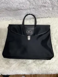 【美品】ミチコロンドン 2way 大容量 ビジネスバッグ 黒のサムネイル
