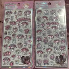 中国限定！サンリオ公式　My Melody ボンボンドロップシール 2枚セット