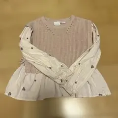ZARA ピンク 長袖カットソー