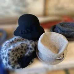 ウール ベレー帽 5点セット