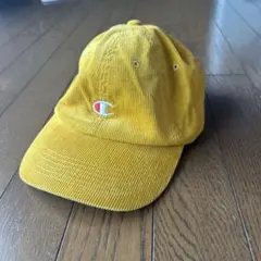 Champion コーデュロイキャップ イエロー
