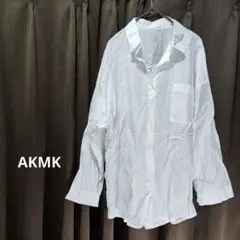 AKMK　レギュラーカラー 薄手ブラウス　シャツ　レディース