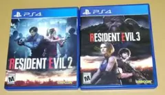 【北米版】バイオハザードRE:2 バイオハザードRE:3 2点セット