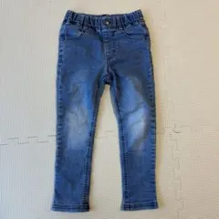 ブリーズ　デニムブルー スキニーパンツ 110cm