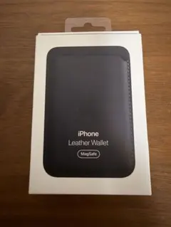 Apple MagSafeウォレット　純正　レザー　未使用　黒