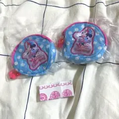 カプセルトイ　ポーチ　ミニーのファンダーランド　パルパルーザ　ミニー　ミニパル