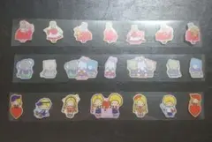 サンリオ　レトロ　マスキングシール　おすそわけ　21ピース