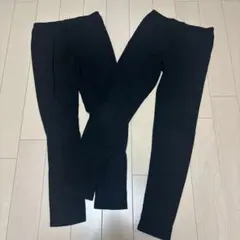 無印良品キッズスパッツ 黒 150㎝ポケット付き2点セットまとめ売り