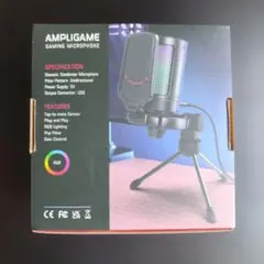 FIFINE USB コンデンサーマイク RGB