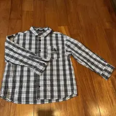 XLARGE KIDS チェック柄長袖シャツ