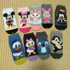 ディズニーキャラクターショートソックス