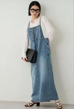 デニムキャミジャンスカ サロペット ラウンジドレス Loungedress