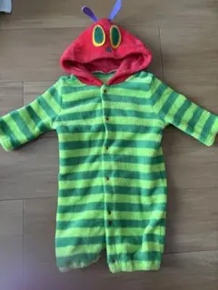 はらぺこあおむし　もこもこ フード付きロンパース