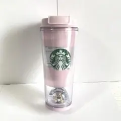 スターバックス ジェラピケ ベアスノードームボーダータンブラー ソフトピンク